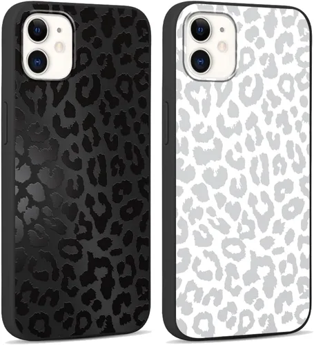 Miniatura 20 de Paquete de 2 Fundas de Teléfono Bonitas con Estampado de Guepardo para Apple iPhone 13 Pro Max de 6.7 Pulgadas, Fundas de Diseño