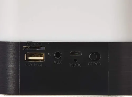Miniatura 2 de Boytone BT-83CR Radio FM portátil despertador inalámbrico Bluetooth 4.1 altavoz, lámpara táctil de luz nocturna de 3 vías, batería recargable