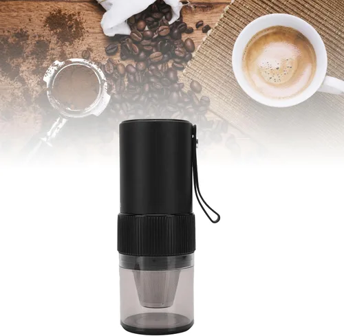 Miniatura 5 de FTVOGUE Molinillo de café recargable por USB, molinillo eléctrico de grano de café con parada automática ajustable, tamaño de molienda ajustable