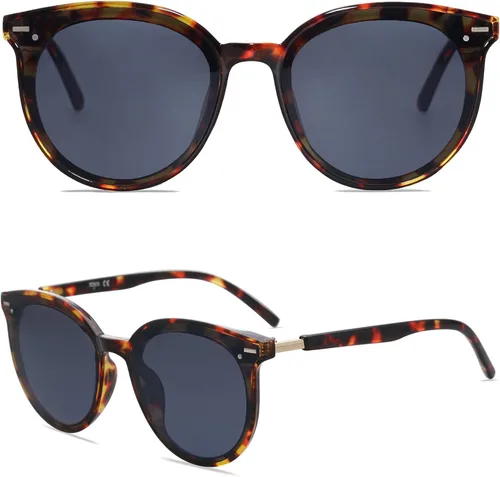 Miniatura 3 de SOJOS Lentes de sol retro clásicos marco de plástico grandes BLOSSOM SJ2067