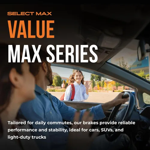 Miniatura 3 de Max Advanced Brakes Kit de freno delantero compatible con Hyundai Tucson 2010 2011 2012 compatible con Kia Sportage FWD, rotores de freno de disco