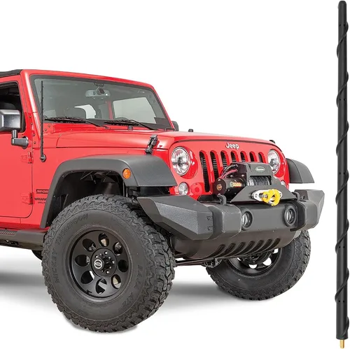 Miniatura 9 de KSaAuto Antena de 3.2 pulgadas compatible con Jeep Cherokee Grand Cherokee Compass Renegade 2011-2025, Chrysler 200, Fiat 500, repuesto de antena