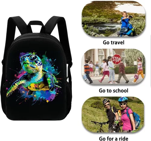 Miniatura 159 de HUGS IDEA Los animales frescos 3D niños escuela libro bolsa niños impresión mochilas, Baloncesto, Moderno