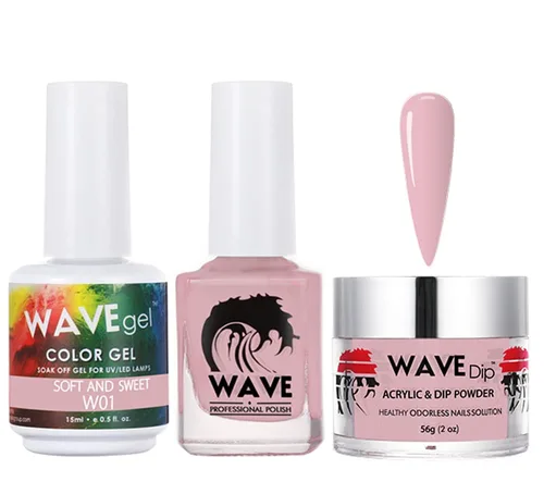 Miniatura 210 de WAVEGEL - Juego de gel de remojo, laca de uñas y polvo acrílico a juego - Colección Simplicity - #P109 Blizzard
