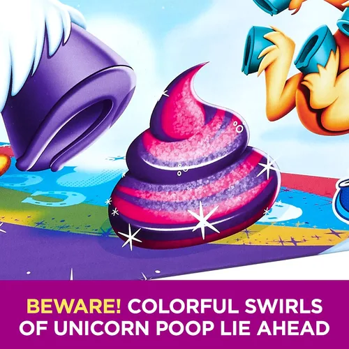 Miniatura 6 de Hasbro Gaming Don’t Step in It Game, Edición de unicornio (exclusivo de Amazon), para niños de 4 años en adelante