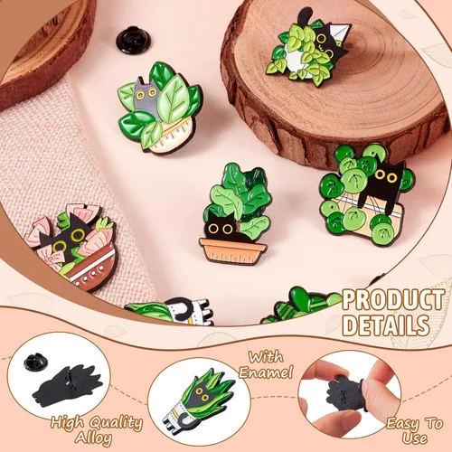 Miniatura 30 de Pandahall - Broches esmaltados de aleación con varios temas, broche de solapa, juego de pines esmaltados
