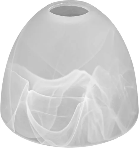 Kiven 1 pantalla de cristal, pantalla moderna para repuesto de arte minimalista, lámpara colgante blanca, 5.9 pulgadas de diámetro