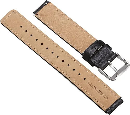 Miniatura 3 de TenCloud Bandas de cuero compatibles con Amzhero Runfit D26/FITVII/KALINCO Slim Fitness Tracker de 1.47 pulgadas, pulseras clásicas de repuesto