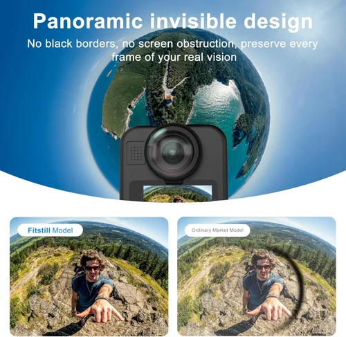 Miniatura 2 de FitStill Lens Protector Kit Only for Go Pro MAX 2,Optical Glass Lens Guards for MAX2, Premium Combo Max2 Lens Protector Cover(NOT for MAX