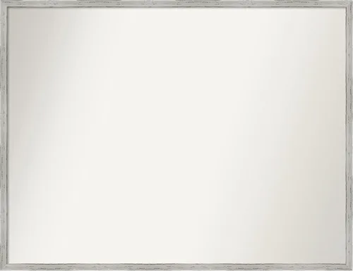 Miniatura 759 de Amanti Art Espejo de baño blanco para sobre el fregadero, 32 x 45 pulgadas, espejo de tocador rectangular blanco esbelto, marco de madera moderno