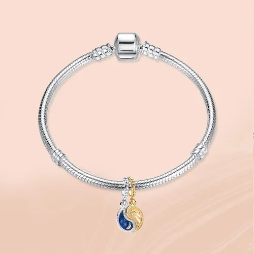 Miniatura 2 de Annmors Silver Charms for Bracelets S925 Love Heart Mom Birthday Dangle for Women Bracelet & Necklace Pendant