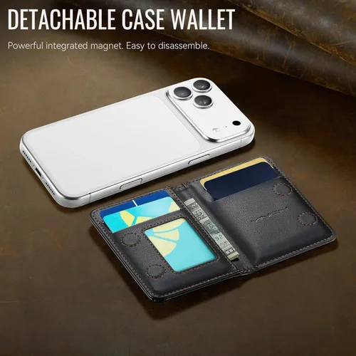 Miniatura 8 de Vinich para MagSafe Cartera Magnética con Bloqueo RFID Portador de Tarjetas Compatible con Teléfonos y Fundas MagSafe, Imán Fuerte Cartera