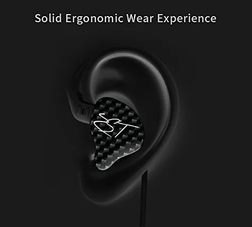 Miniatura 5 de Kinboofi KZ ZST - Auriculares intrauditivos, híbridos de doble conductor con equilibrio de color, auriculares HiFi Bass Auriculares intrauditivos