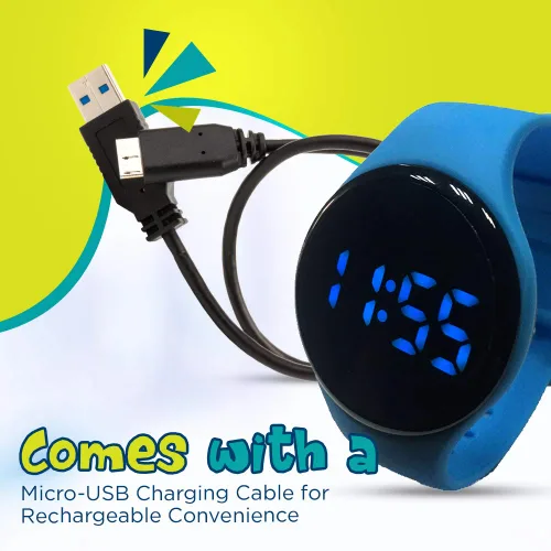 Miniatura 6 de Reloj deportivo de entrenamiento para ir al baño, temporizador de entrenamiento para el inodoro, recordatorio de reloj recargable resistente al agua
