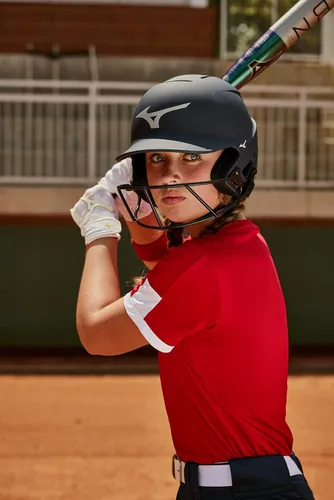 Miniatura 5 de Mizuno Finch Softball - Guantes de bateo acolchados Par Adulto y joven Palma antideslizante Palma acolchada Parte trasera de malla