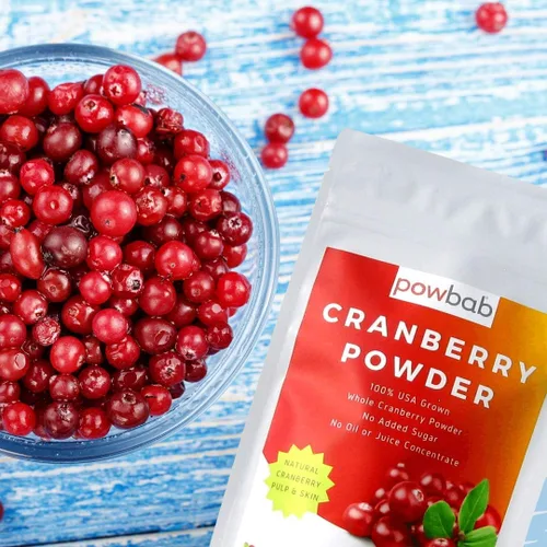 Miniatura 3 de powbab Arándano en polvo de arándanos secos 100% cultivados en Estados Unidos. Sin azúcar añadido. Fruta pura, arándano sin azúcar. No liofilizado.