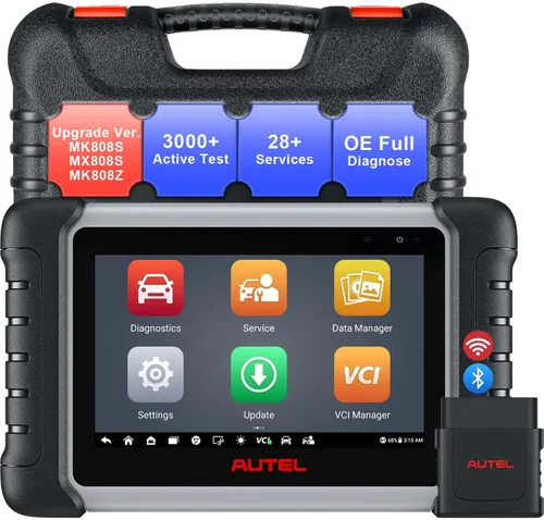 Autel MaxiCOM MK808Z-BT Escáner de diagnóstico - Herramienta de escaneo bidireccional funciona como MK900BT, hasta MK808S MX808S MK808Z, más de 28