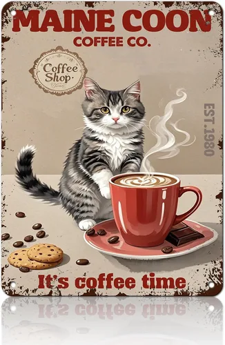 Miniatura 11 de KIYOYO Basset Hound Dog - Cartel de metal vintage de hound con texto en inglés "Before Coffee After Coffee" (Antes del café después del café)