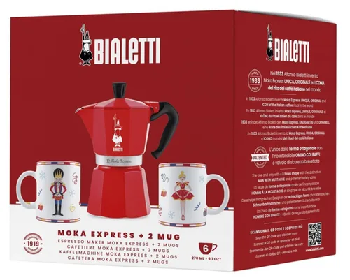 Miniatura 6 de Bialetti 5043 - Cafetera espresso arcoíris, Azul Claro