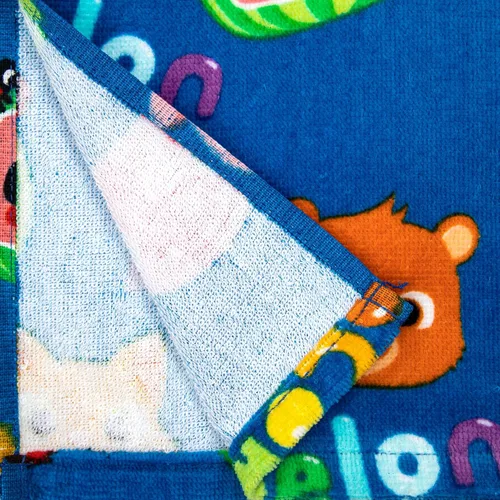Miniatura 4 de Jay Franco CoComelon Melon Poncho con Capucha para Baño/Piscina/Playa - Toalla de Algodón Súper Suave y Absorbente, Mide 28 x 28 Pulgadas