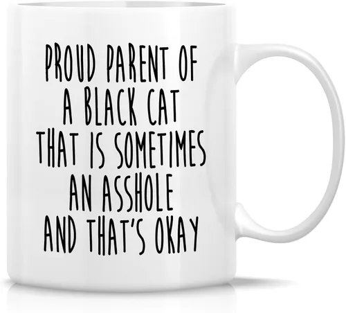 Miniatura 41 de Retreez - Taza Graciosa Show Me Your Kitties Amantes de Gatos, 325 ml, Tazas de Café de Cerámica, Divertidas, Sarcasmo, Sarcasticas, Regalos
