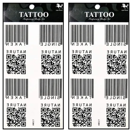 Miniatura 9 de Tatuajes 2 hojas hermosas rosas negras enredaderas temporales tatuajes adhesivos falsos cuerpo brazo pecho hombro tatuajes para hombres