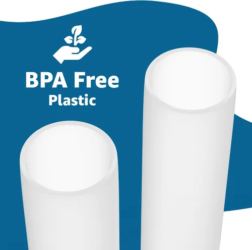 Miniatura 3 de Jmoe USA Pajitas para botellas YETI Rambler Jr. de 12 onzas para niños, accesorios de plástico de repuesto, grado alimenticio y sin BPA, paquete