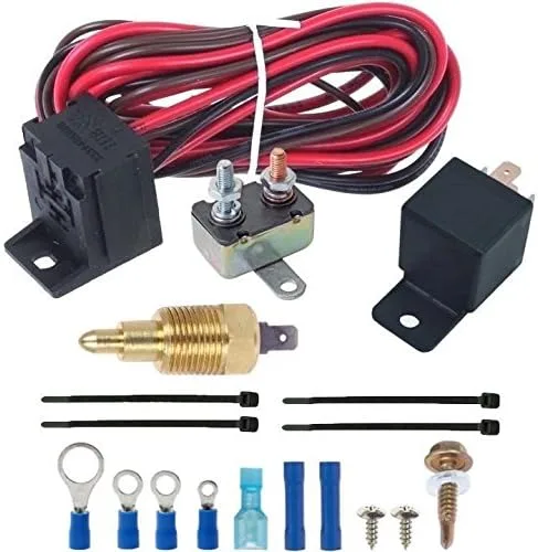 Miniatura 2 de Kit de interruptor de controlador de relé de termostato de rosca para ventilador de motor eléctrico