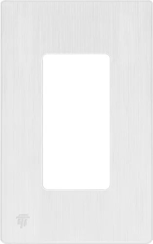 Miniatura 85 de ENERLITES Placas de pared decorativas sin tornillos, cubiertas de tomacorrientes seguras para niños, tamaño de 4 posiciones, 4.68" H x 8.30" L, Negro