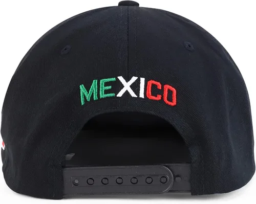 Miniatura 4 de Hecho En Mexico Eagle 3D Bordado Flat Bill Snapback Cap