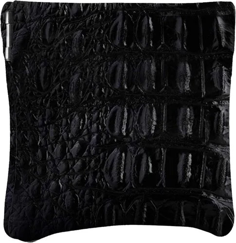 Miniatura 40 de Monedero clásico a presión, de cuero, para hombre de Nabobb, negro