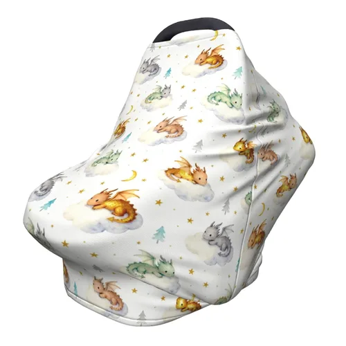 Miniatura 11 de Western - Fundas de asiento de coche multiusos para bebé, cubierta de transporte para asiento de automóvil, transpirable, para lactancia materna
