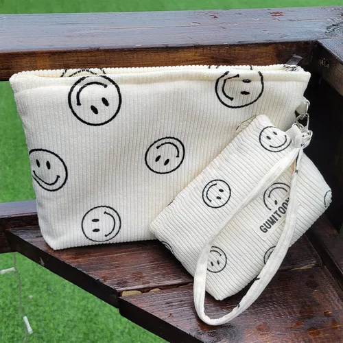 Miniatura 6 de 2 bolsas de cosméticos, bolsa de maquillaje para mujeres, organizador estético, artículos de aseo esenciales de viaje, artículos de aseo