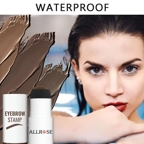 Miniatura 8 de Kit de plantillas para cejas, kit de estampado de cejas de ojos, kit de sellos de cejas de un paso, 20 plantillas de cejas y kit de sellos, kit