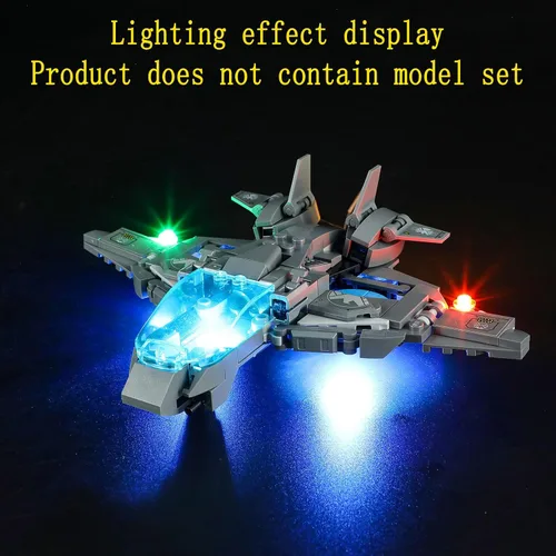 Miniatura 7 de GEAMENT Kit de luces LED compatible con Lego Avengers Tower 76269 (juego de modelos no incluidos)