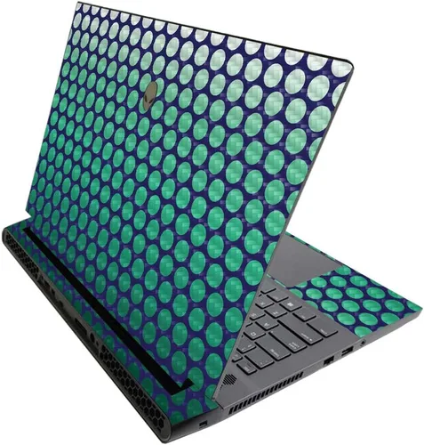 Miniatura 546 de MightySkins - Skin brillante con purpurina para Alienware M17 R3 (2020) y M17 R4 (2021) - Diversión de los años 90 Acabado duradero con purpurina