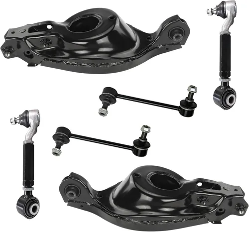 Miniatura 32 de Detroit Axle - Kit de extremo delantero para Chrysler 300 Dodge Charge Challenger 2011-2023, 2 brazos de control inferiores traseros 2 rótulas