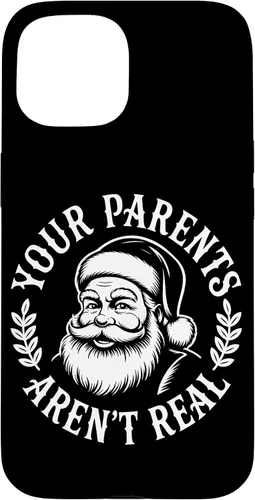 Miniatura 6 de Your Parents Aren’t Real Santa Humor Holiday Festive Cartoon Case for iPhone XR