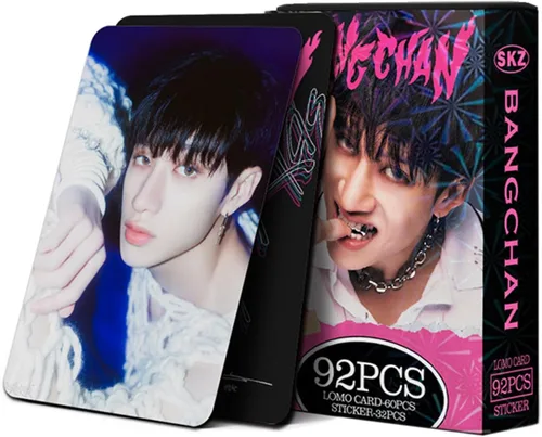 Miniatura 9 de KPOPBP Stray Kids Fotocards 60 PCS SKZ Rock Star Álbum Tarjetas de Fotos con 32 PCS Calcomanías Regalo Kpop Tarjetas Lomo Mercancía para Niños
