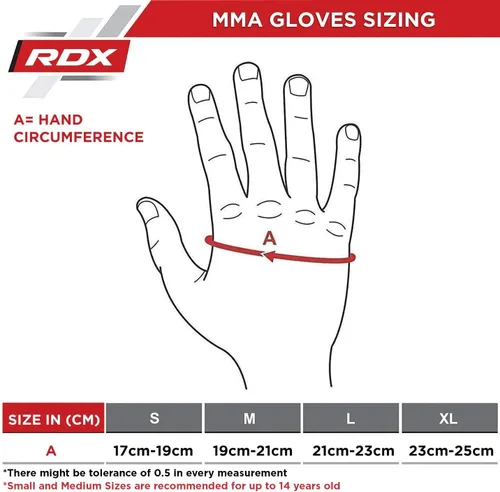 Miniatura 2 de RDX Guantes MMA de piel maya real de alta calidad, guantes de combate y agarre para artes marciales mixtas para entrenamiento, guantes de lucha