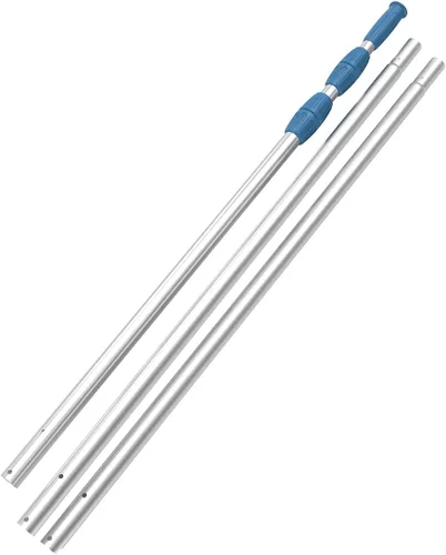 Miniatura 8 de KEMANO - Poste profesional de servicio pesado de 15 pies para piscina, aluminio telescópico, ajustable de 3.4 a 15 pies, se adapta a aspiradora