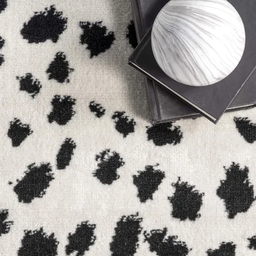 Miniatura 7 de nuLOOM Brooks - Alfombra con estampado de leopardo, 6 pies 7 pulgadas x 9 pies, beige Brooks Beige