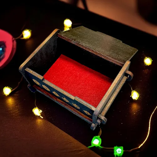 Miniatura 6 de Caja de dados - Negro - Beholder - 6x4x3