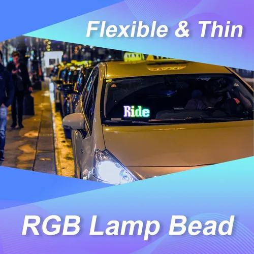 Miniatura 2 de Letreros LED para Coche, Control Programable por Aplicación Bluetooth, Editor de Texto DIY, Patrones, Animaciones para Coche, Sala