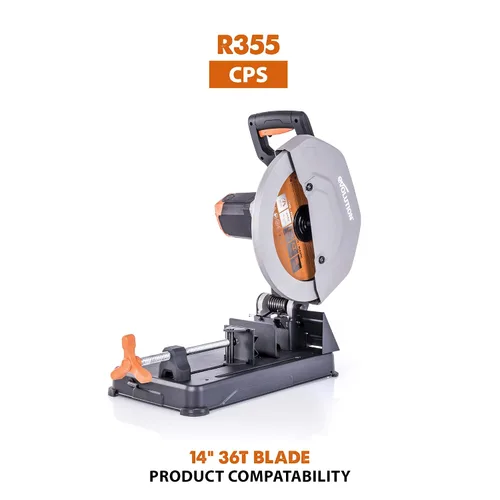 Miniatura 7 de Evolution RAGE355BLADE - Hoja multimaterial de 14 pulgadas, color plateado