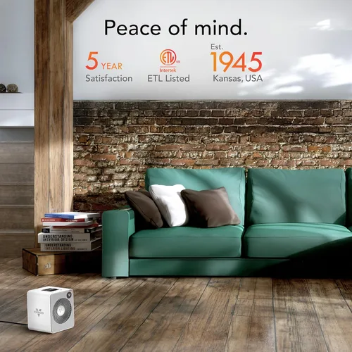 Miniatura 6 de Vornado VMHi500 (2025) Calentador de espacio de metal para toda la habitación, termostato digital, control remoto, control automático de clima