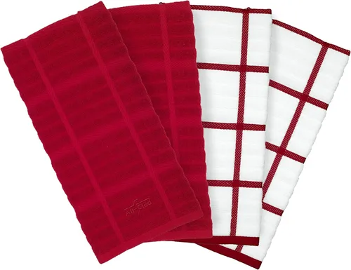 Miniatura 23 de All-Clad Toalla de Cocina Sólida: Altamente Absorbente, Súper Suave de Larga Duración - 100% Algodón, Paño de Cocina de 17"x30" para Limpiar y Secar