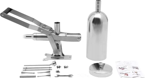 Miniatura 7 de Llenador manual de churros 5L Máquina para hacer churrera española Donuts Postre Fabricantes de donas de frutas latinas Máquina de llenado
