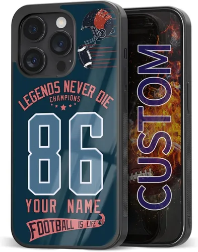 Fundas personalizadas para teléfono con nombre de número, diseño de leyendas para iPhone 11 12 13 14 Pro Max Plus Mini X Xs Xr Samsung A02 A10 A13