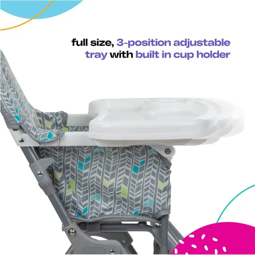 Miniatura 7 de Cosco Trona infantil para bebé, silla alta plegable simple, diseño conveniente, ligero y compacto, Spritz